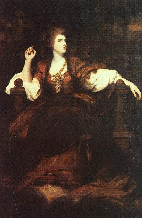 Sir Joshua Reynolds Portrait of Mrs Siddons as the Tragic Muse oil painting picture